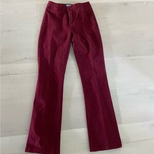 Draper James Wine Red Jeans